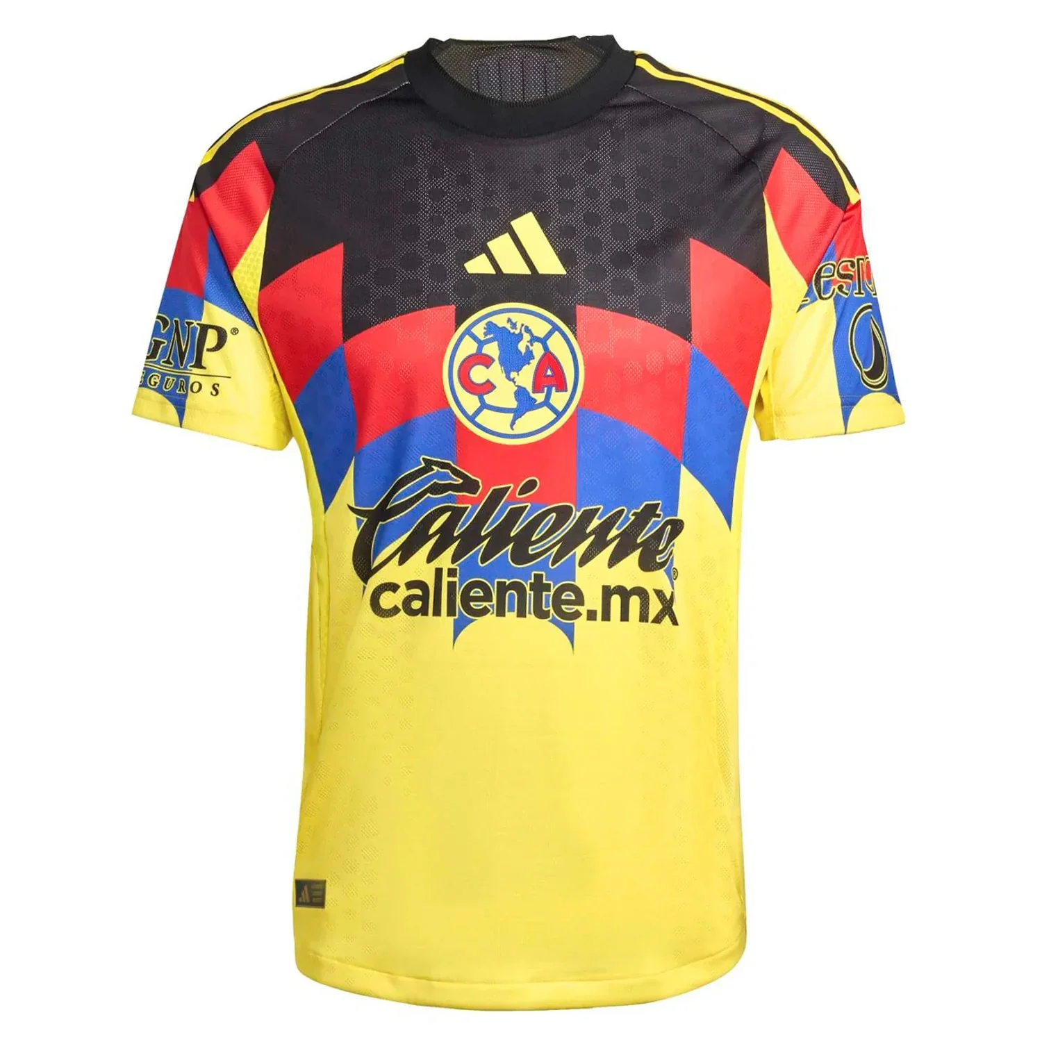 B. Rodriguez Men's Club America 25/26 Authentic Home Jersey (Yellow)