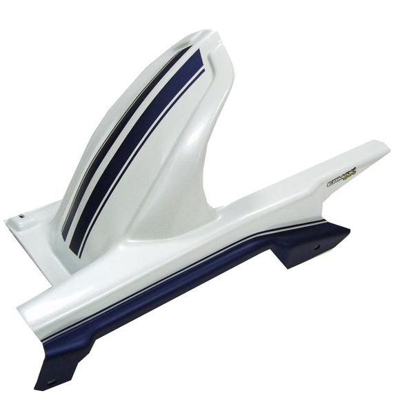 Ermax rear mudguard - white / blueRef: EM1727