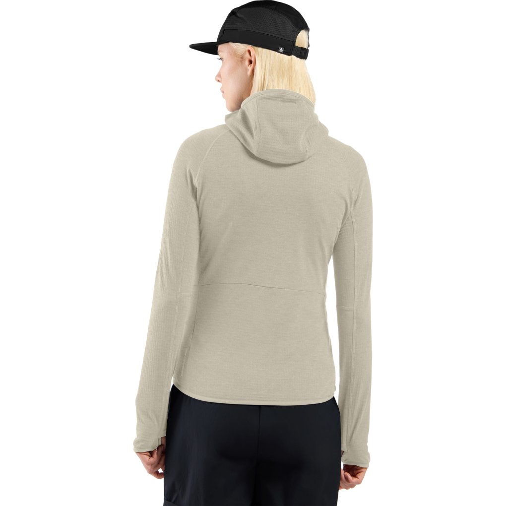 Odlo Ascent Mid Layer Hooded Jacket Women - agate gray