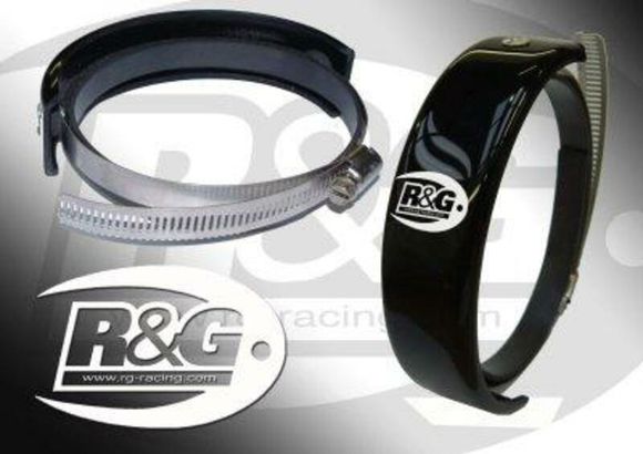 Protection échappement R&G Racing de silencieux rond noir Ø140-165mmRef : RGR01808A / 1069797