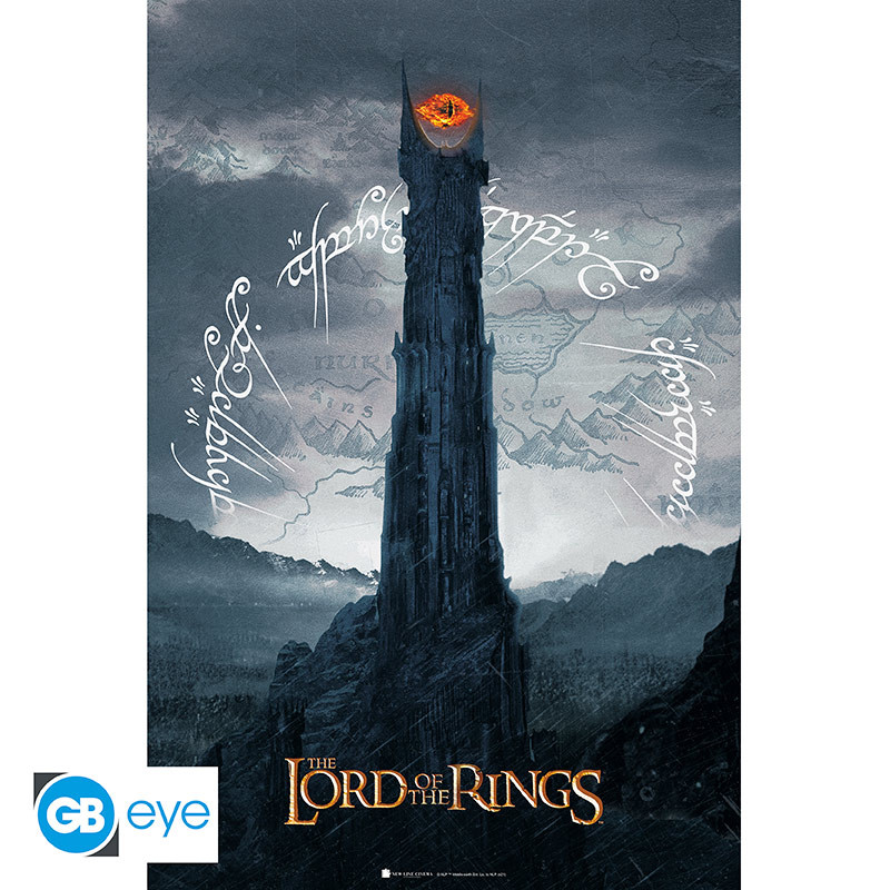 THE LORD OF THE RINGS Poster Sauron tower (91.5x61cm)