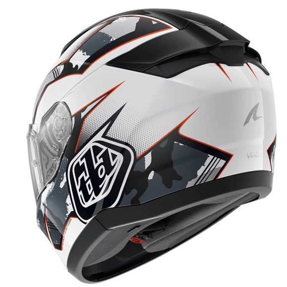 Shark RIDILL 2 Full-Face Helmet - MATRIX CAMO x TROYLEE DESIGN - White / GreyRef: SH1737-C47494