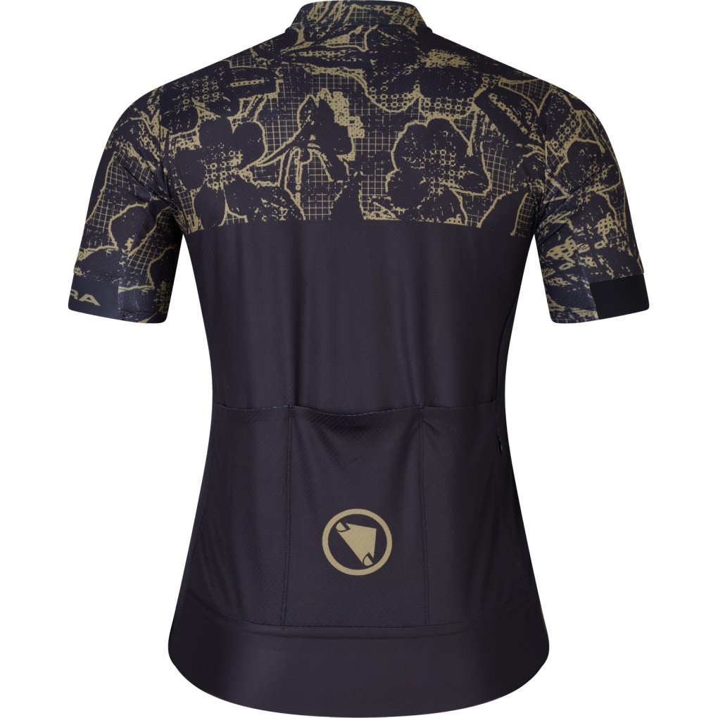 Endura Floral Block FS260 Print Short Sleeve Jersey Men - black