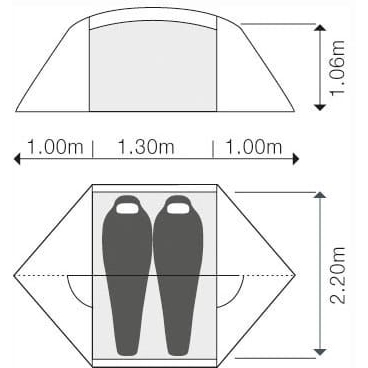 Exped Venus II UL Tent - moss