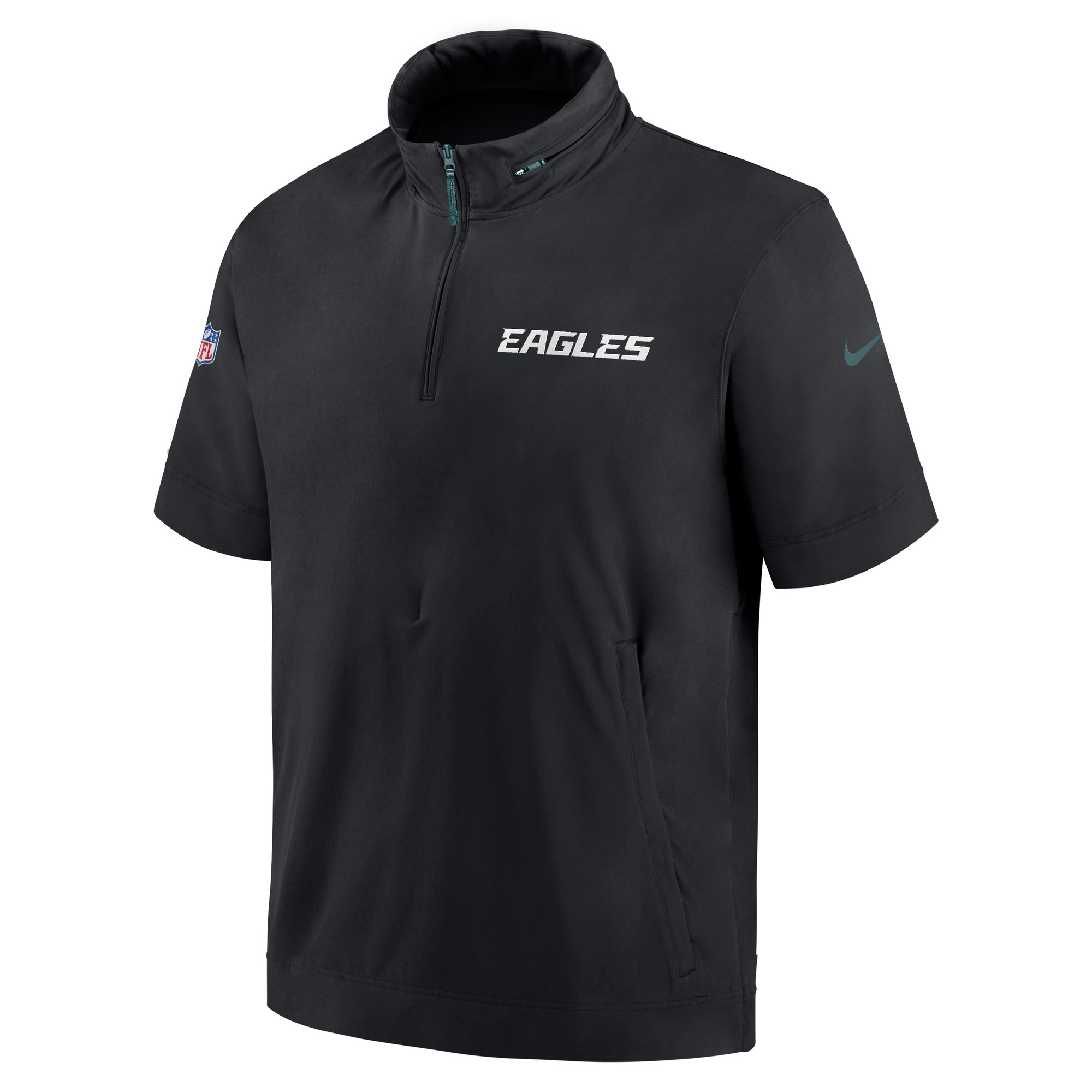 Philadelphia Eagles 2024 NFL Sideline Nike Lightweight Coach Jacket Black