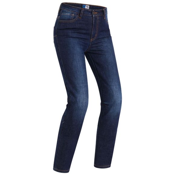 PMJ HOLLIE Motorcycle Jeans - Straight / Regular - BlueRef: PMJ0039