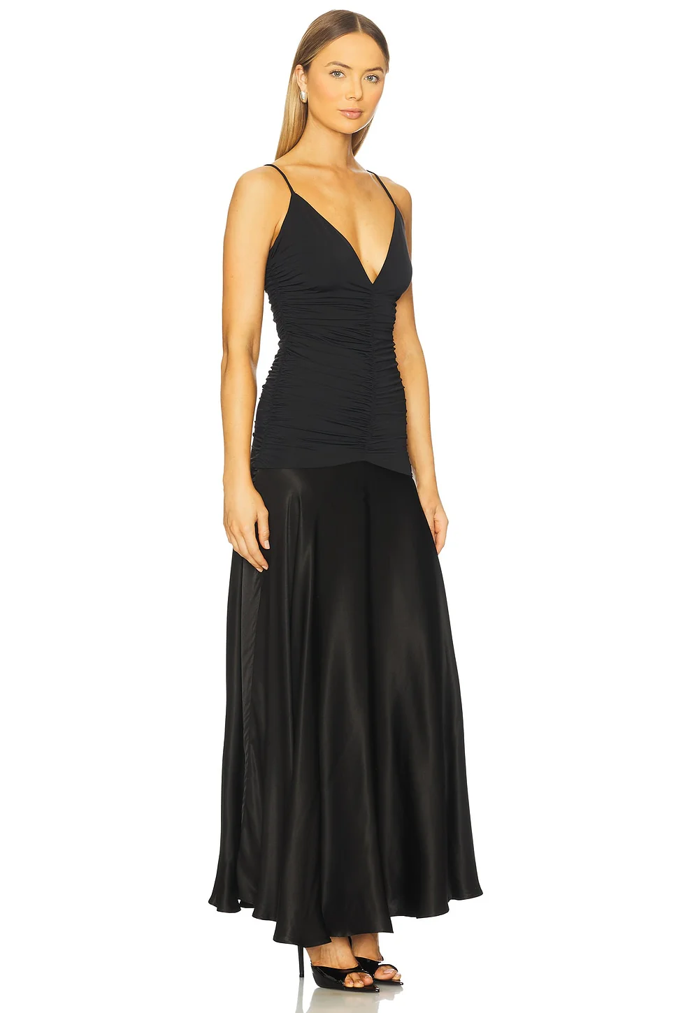 Lavanda Contrast Maxi Dress