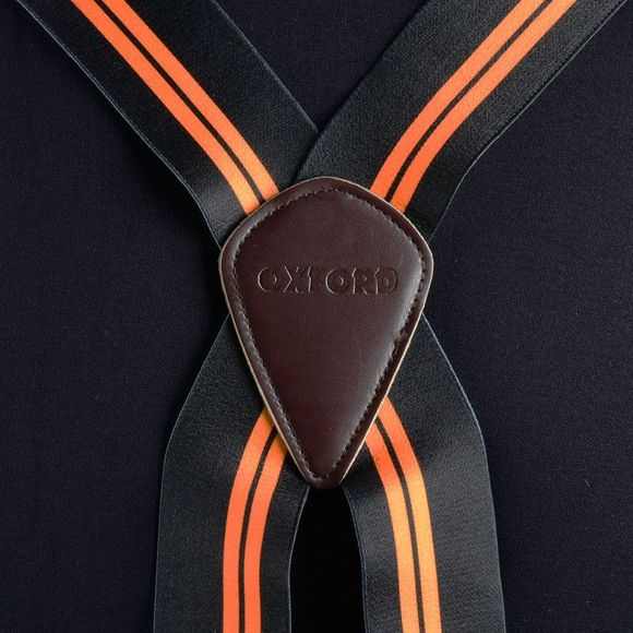 Oxford CRUISER Suspenders - Black / OrangeRef: od0347 / ca054