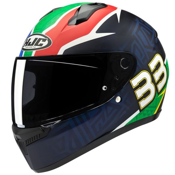 HJC C10 Full Face Helmet - BB33 - MulticolorRef: HJ1141