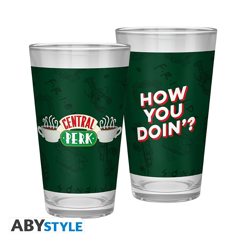 FRIENDS Large Glass Central Perk