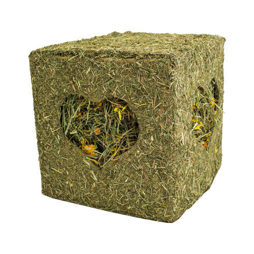 JR Farm Hay Cube - Flowers - 450g