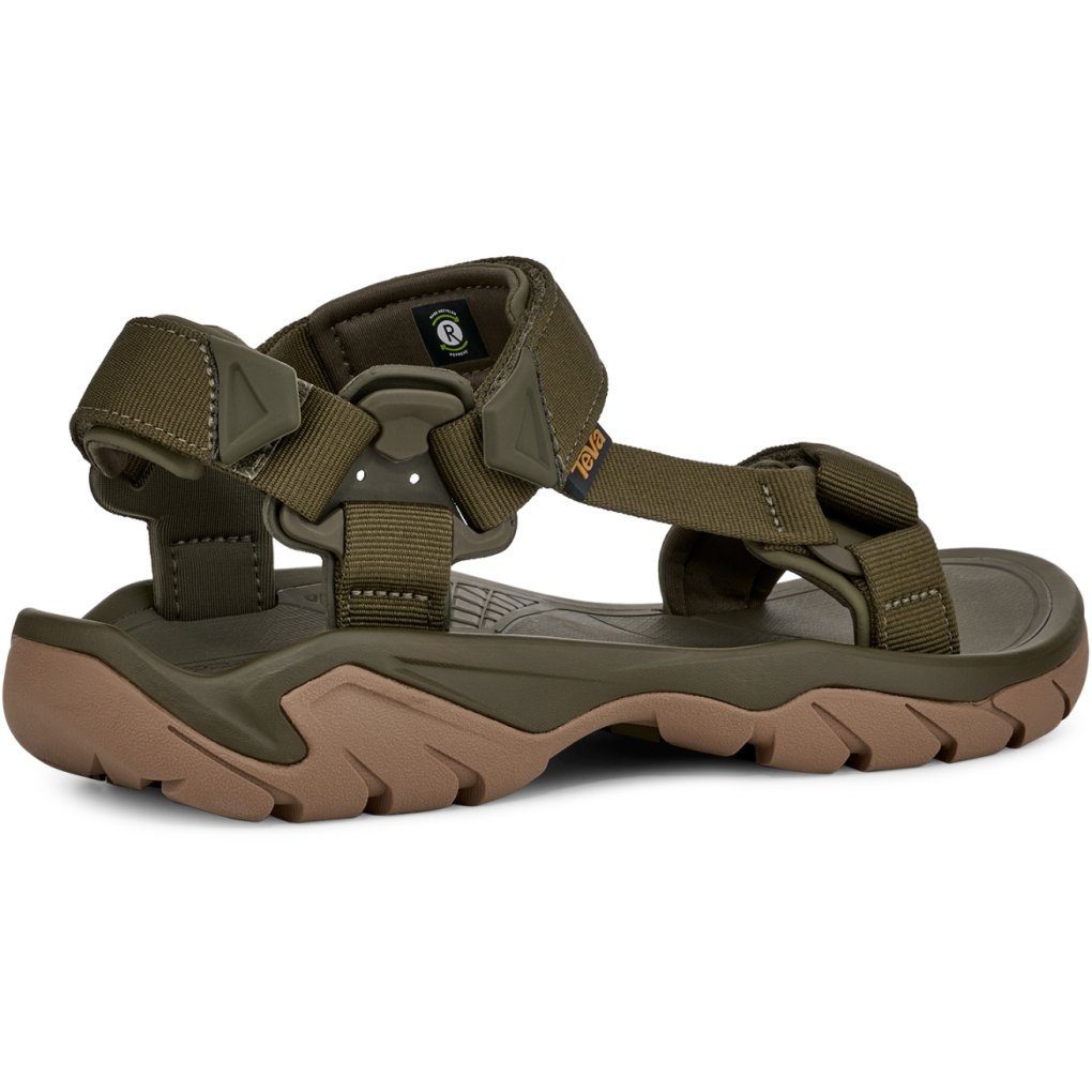 Teva Terra Fi 5 Universal Hiking Sandals Men - dark olive/honey brown