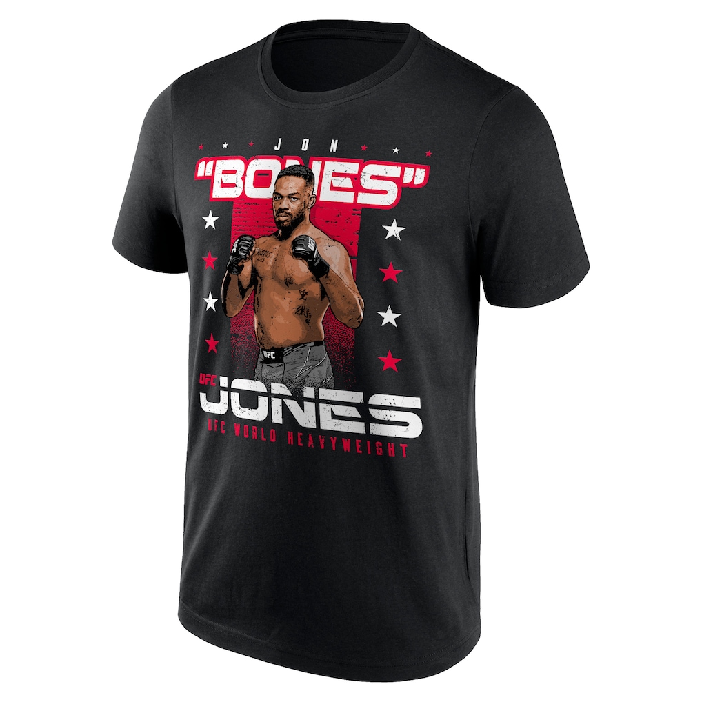 UFC Jon Jones Bones Fighter Name T-Shirt - Black - Mens