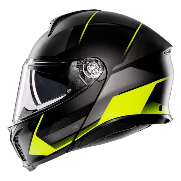 Casque modulable AGV TOURMODULAR - PERCEPTION - Noir / JauneRef : AG1049