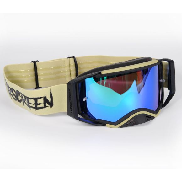 Airscreen Aero 08 EX cross goggle Iridum Green screen 2026 - Beige / BlackRef: ASM0165 / 001-017-IR8