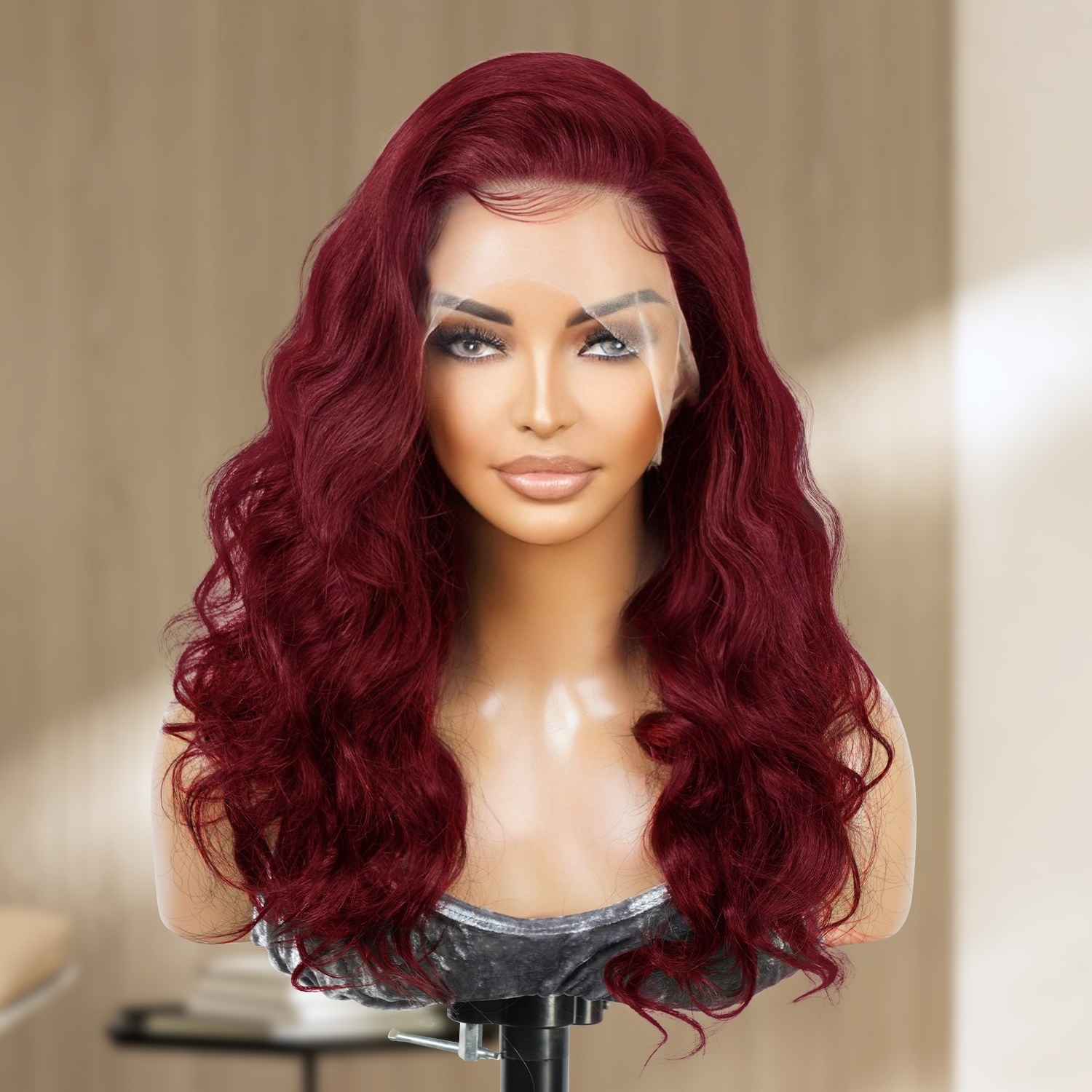 Brazilian Virgin Remy Human Hair Pre Bleached HD Lace Front Wig Catch 13X6 Body 18