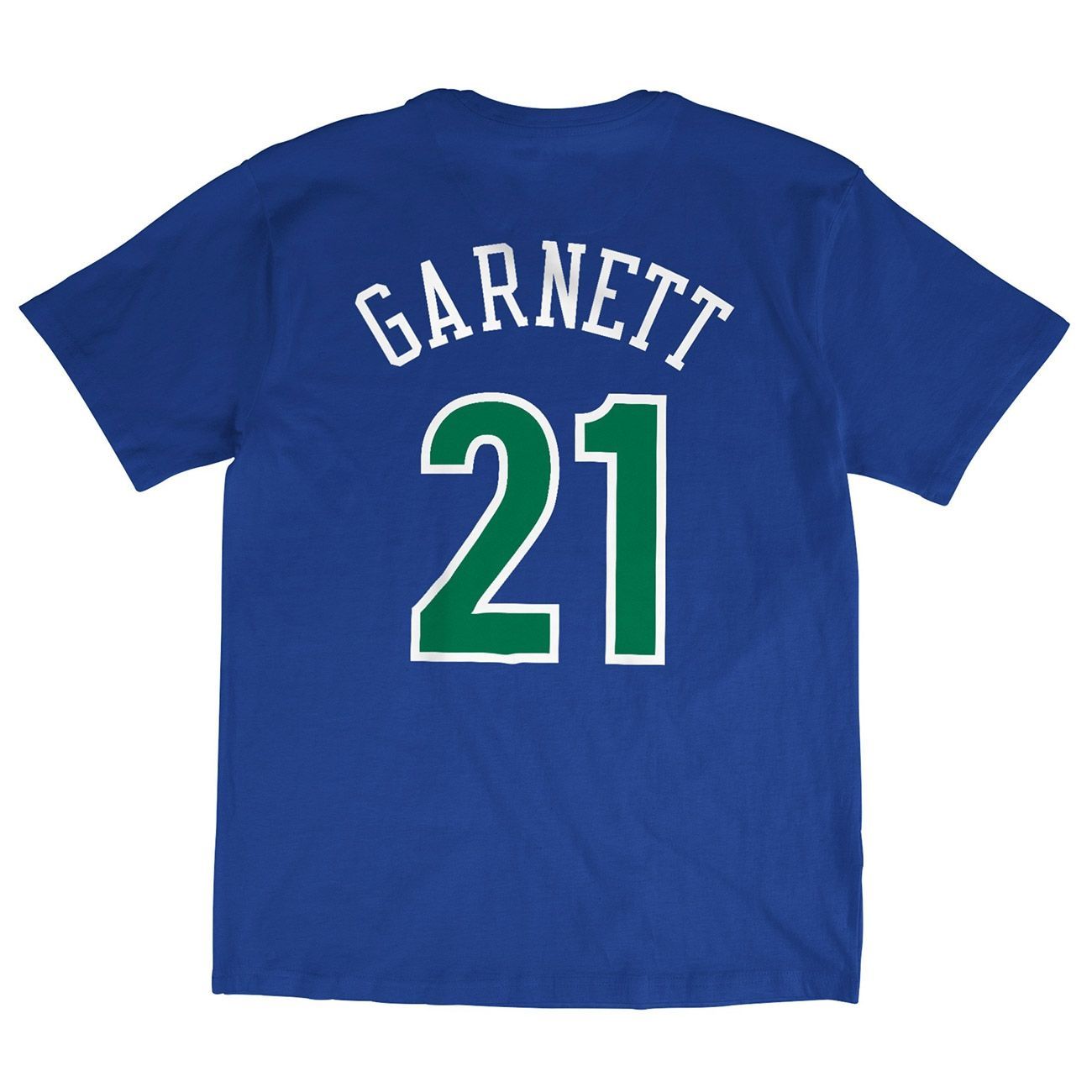 Kevin Garnett #21 Minnesota Timberwolves Mitchell & Ness NBA Tee Blue