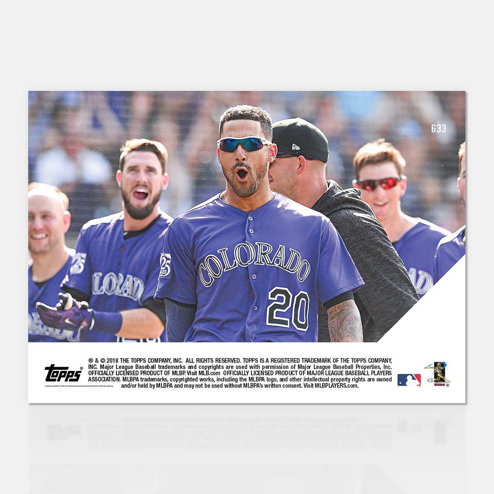 Ian Desmond - 08/23/2018 TOPPS NOW® Card 633 - Print Run: 236