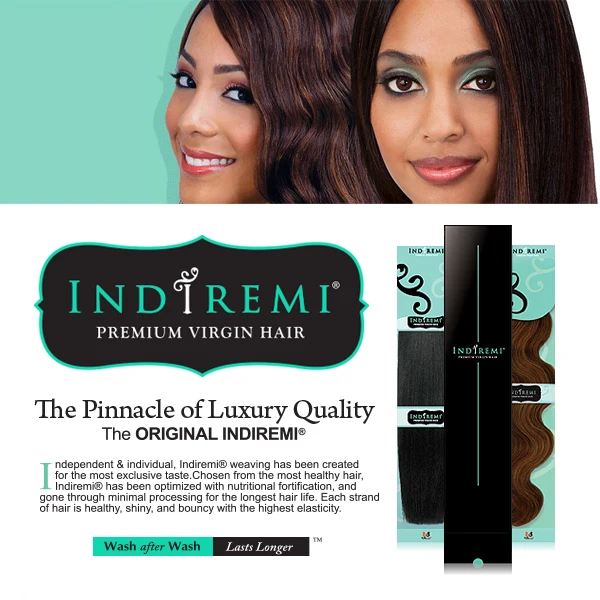 Indiremi Virgin Remy Human Hair Weave MALAYSIAN WAVE 12