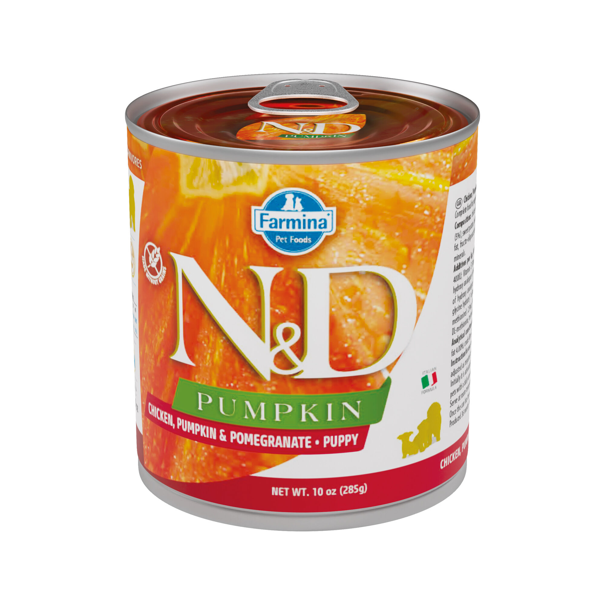 Farmina N&D Pumpkin Puppy Wet Food - Chicken and Pomegranate - 6 x 285 g