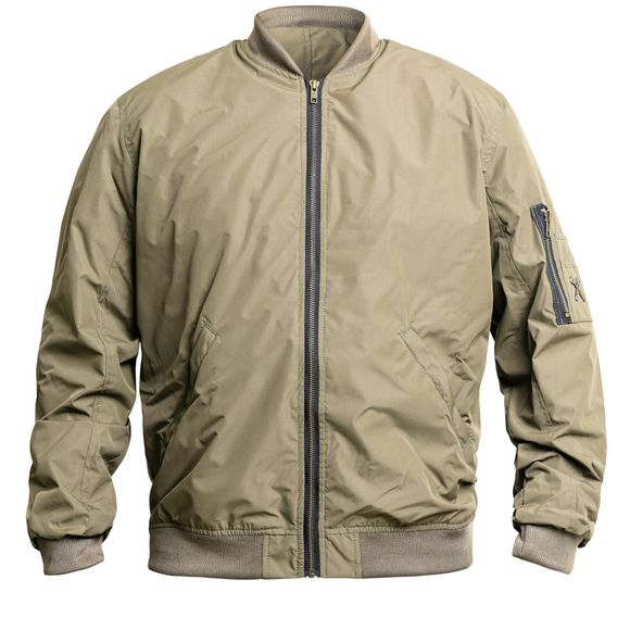 Blouson Moto John Doe FLIGHT - Marron / VertRef : JDE0131