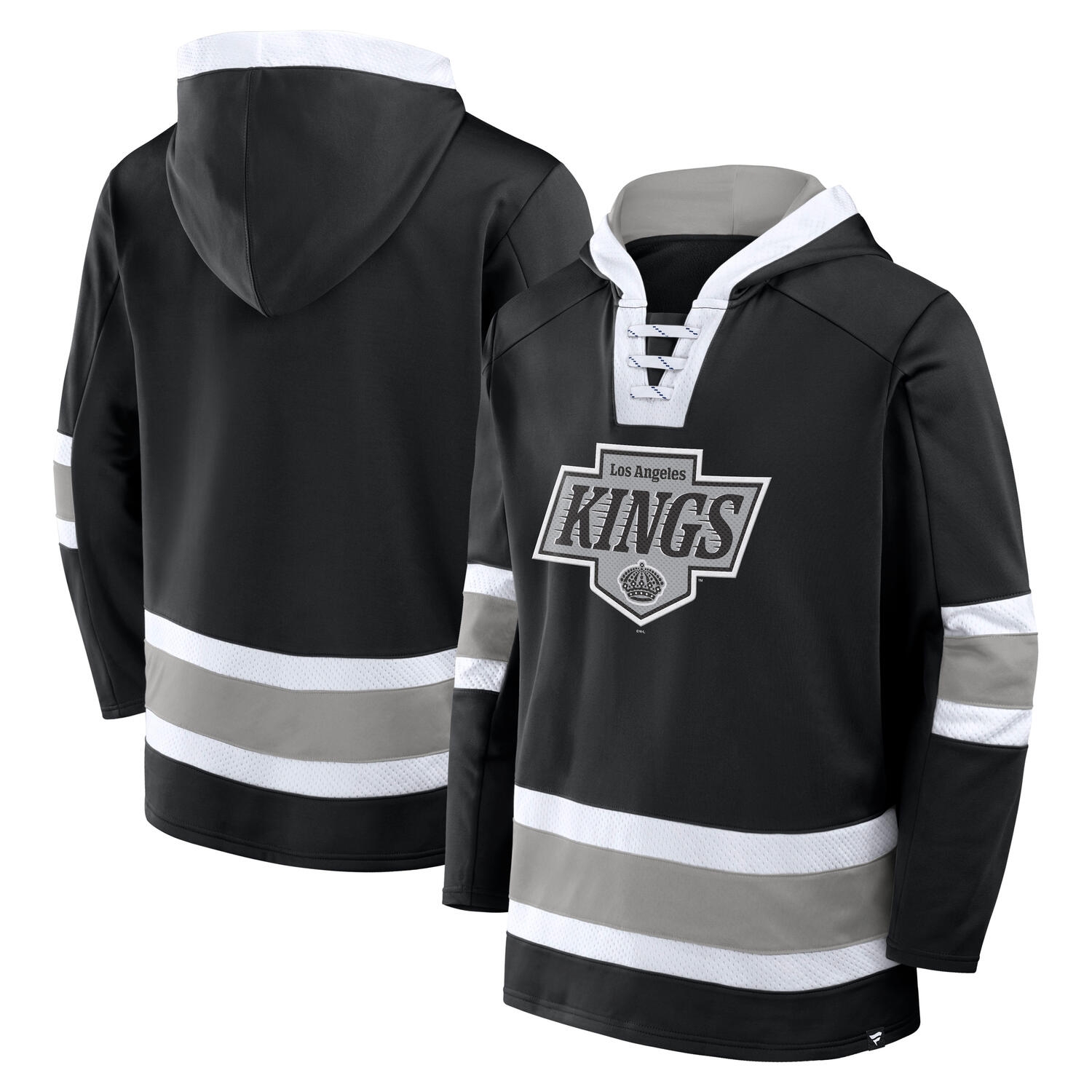 Los Angeles Kings Laced NHL Hoodie Black