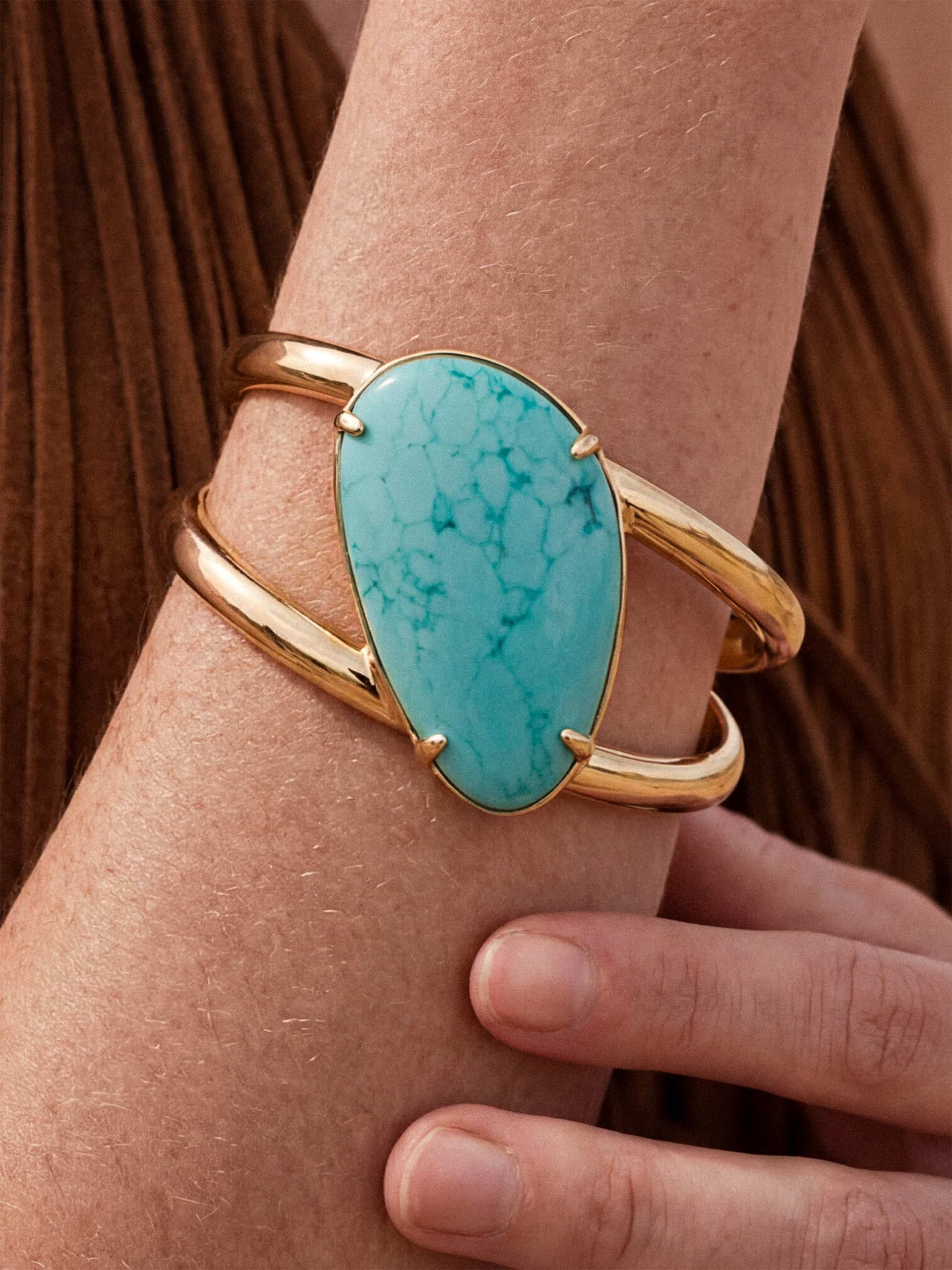 Desert Tide Cuff in Turquoise