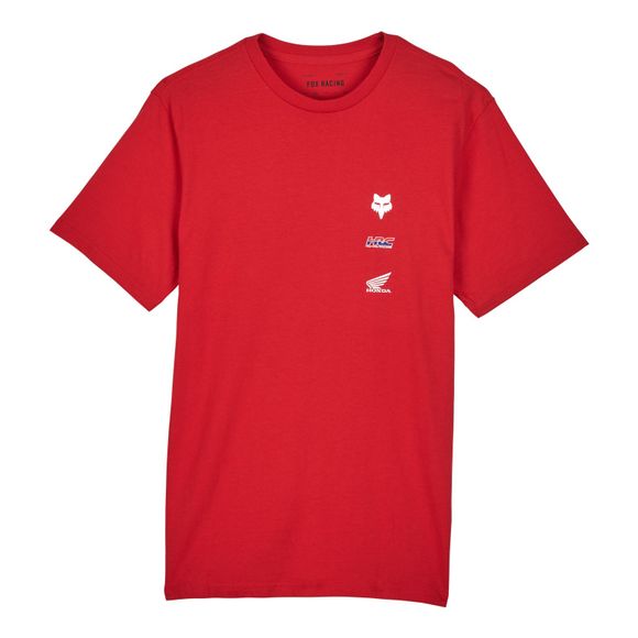 Fox X HONDA PREM TEE II Short Sleeve T-Shirt - RedRef: FX4442