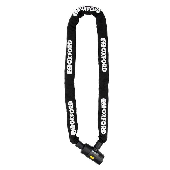 Oxford LK131 Chain Lock with Alarm (10 mm x 1.5 m) Universal - BlackRef: od0008 / lk131