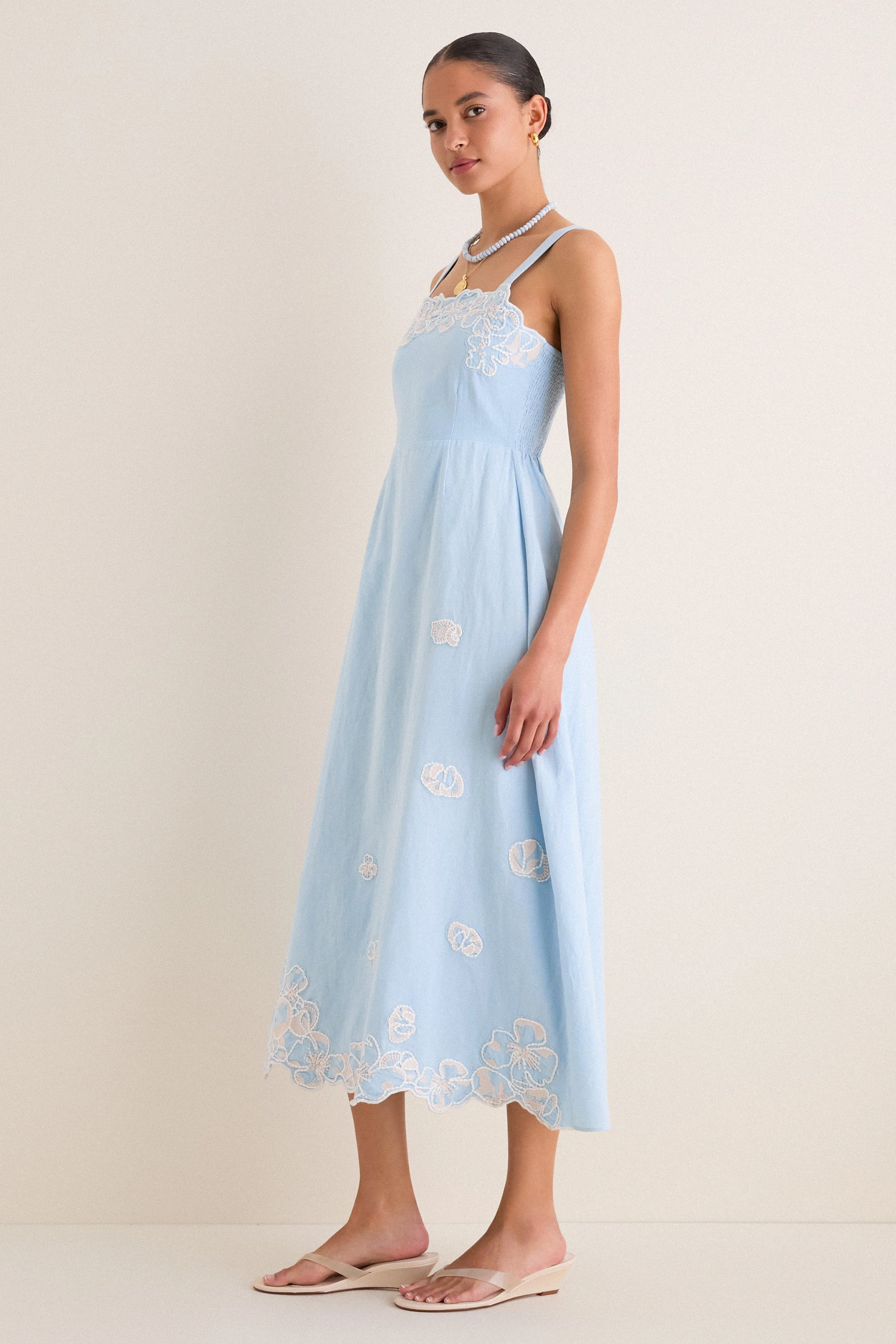 Glacier Lake Marceline Midi Dress