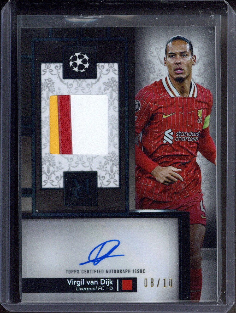 2024-25 Topps Museum Virgil van Dijk Autograph Relic /10 #MAR-VV