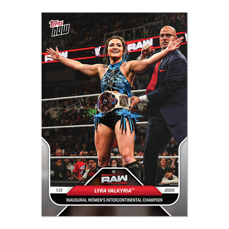 Lyra Valkyria - 2025 WWE Topps NOW® Card 10