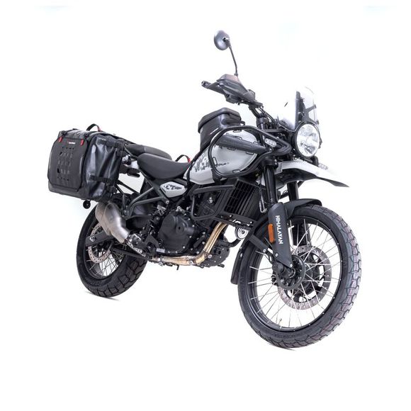 SW-MOTECH SysBag WP L/L Saddlebags (27-40 liters x 2) complete with mount - BlackROYAL ENFIELD 450 HIMALAYAN 450 - 2024 - 2025Ref: swm0929 / bc.sys.41.620.21000/b