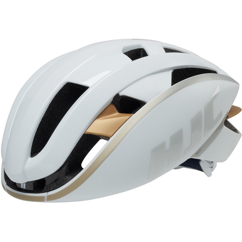 HJC IBEX 3 Road Helmet - Matt / Gloss White Gold