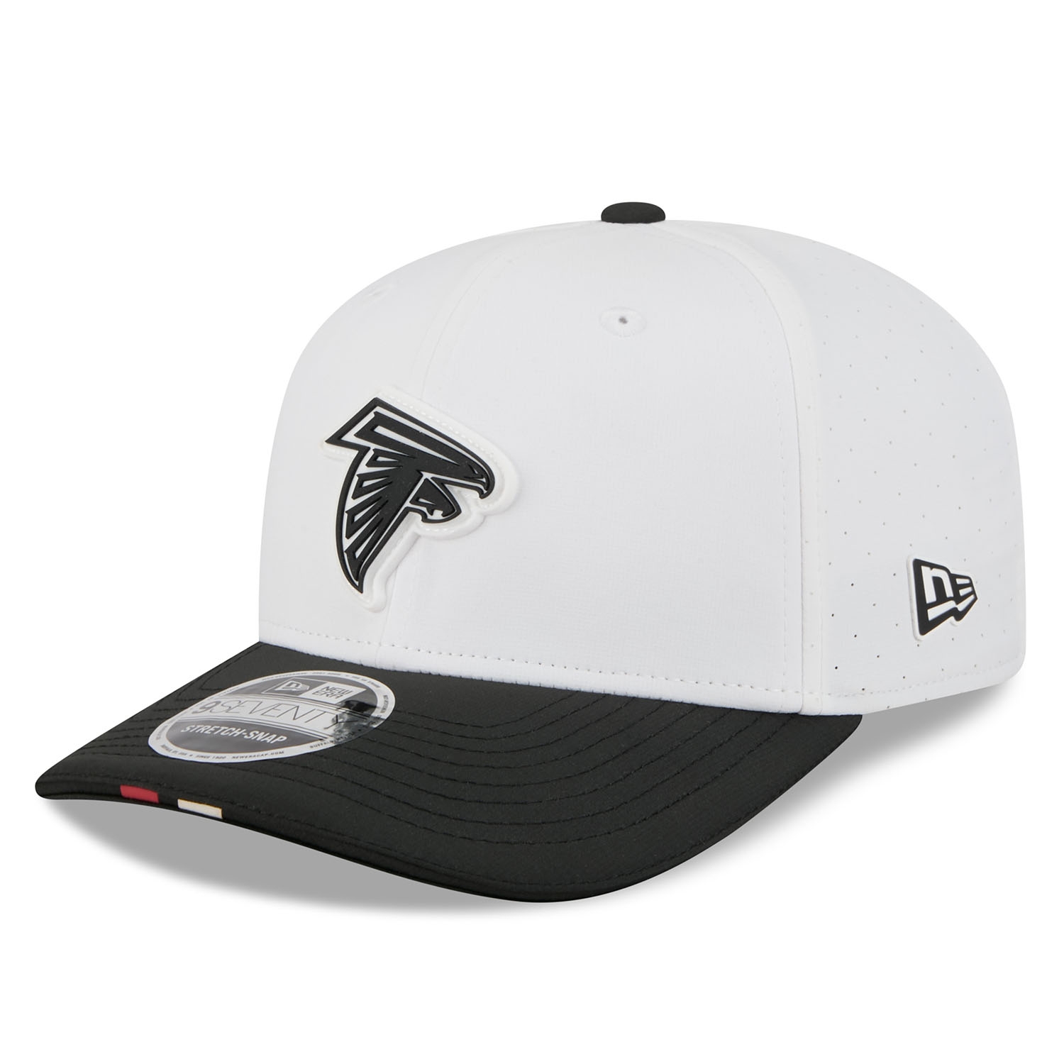 Atlanta Falcons 2025 NFL Training Camp New Era 9SEVENTY Stretch-Snap Cap OTC White