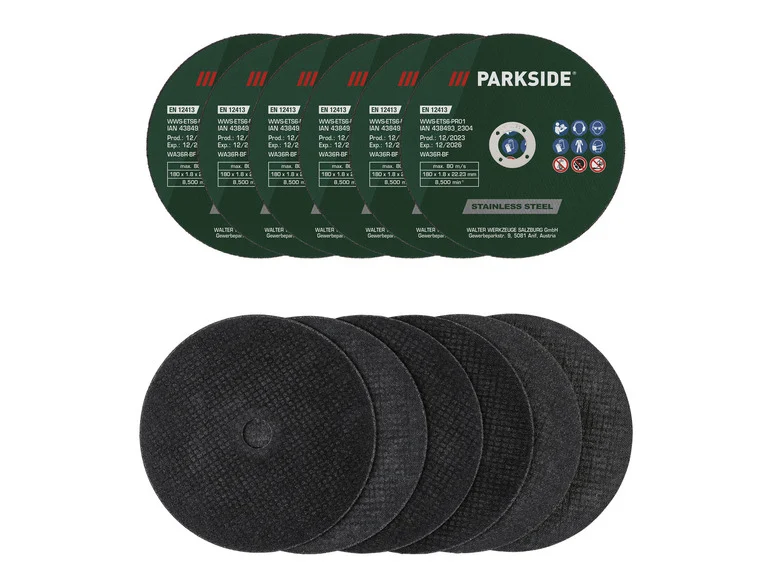Set de disques à tronçonner Ø 180 mm