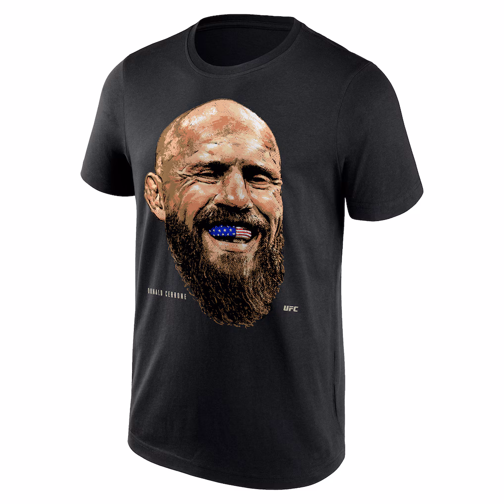 UFC Donald Cerrone USA Mouthpiece T-Shirt - Black - Mens