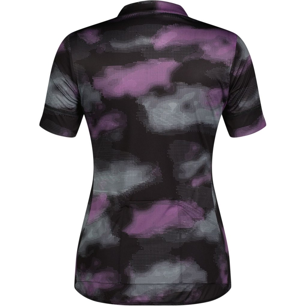 SCOTT Endurance 10 Short Sleeve Jersey Women - black/liquid purple