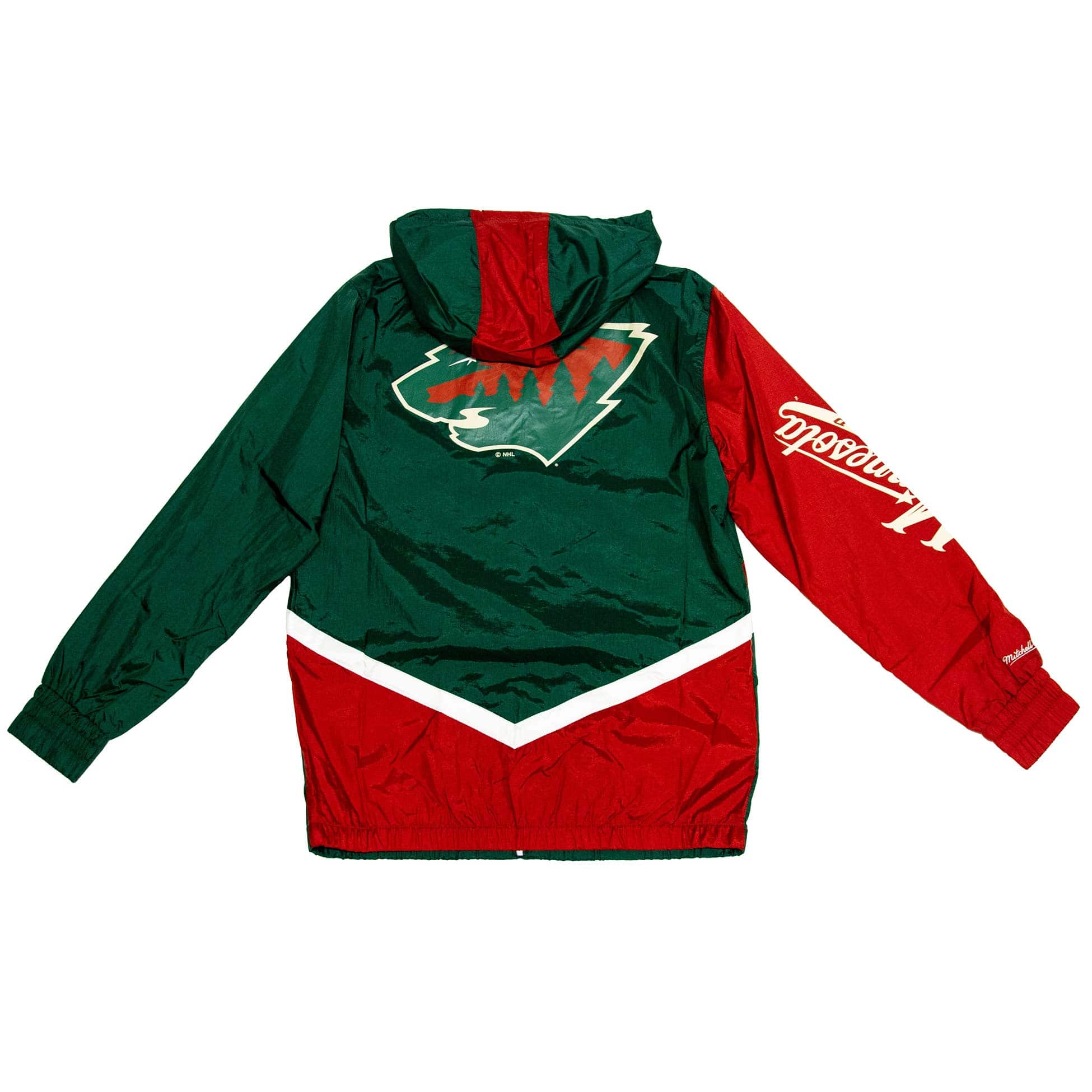 Minnesota Wild Undeniable Mitchell & Ness NHL Windbreaker Jacket