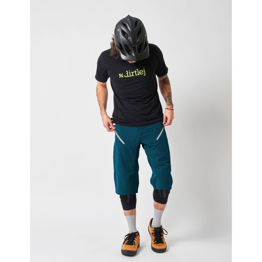 Dirtlej Trailscout MTB Shorts Men - Black Label - sapphire/grey