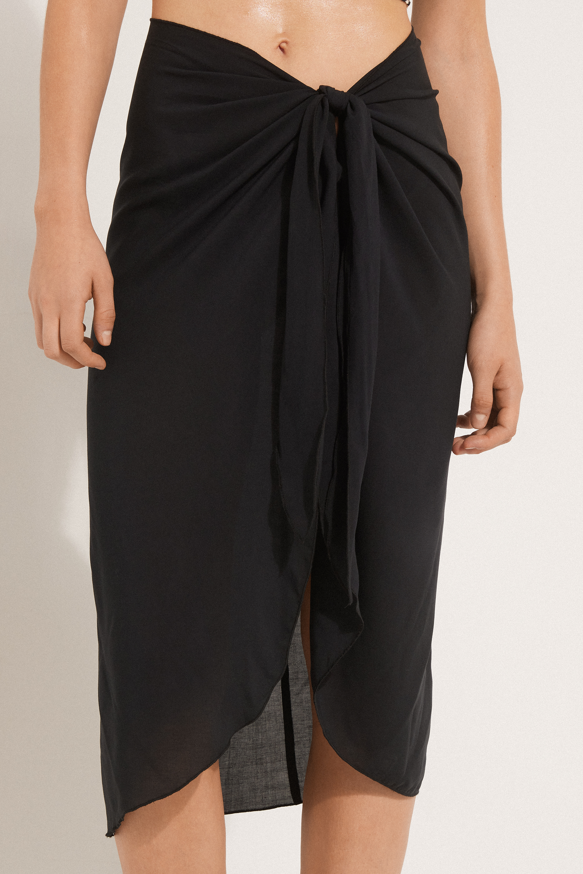 Viscose Canvas Midi Sarong