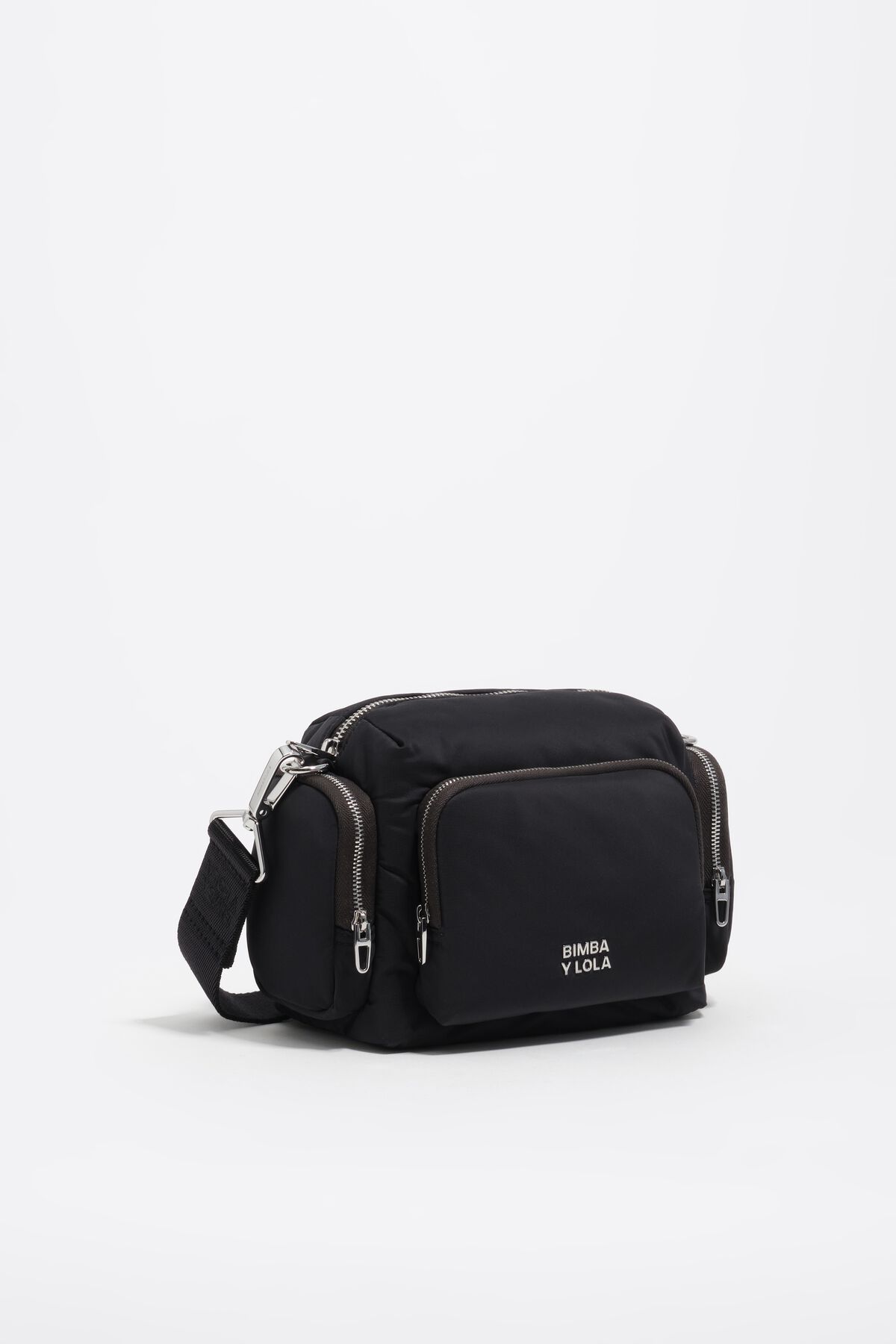 Dark anthracite nylon small Pocket bag