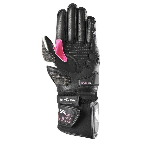 Furygan styg 15 lady gloves - black / pinkRef: FU1351