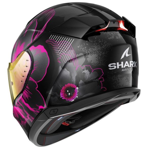 Shark SKWAL i3 Full-Face Helmet - MAYFER + PINK IRIDESCENT SHIELD - Black / PinkRef: SH1884