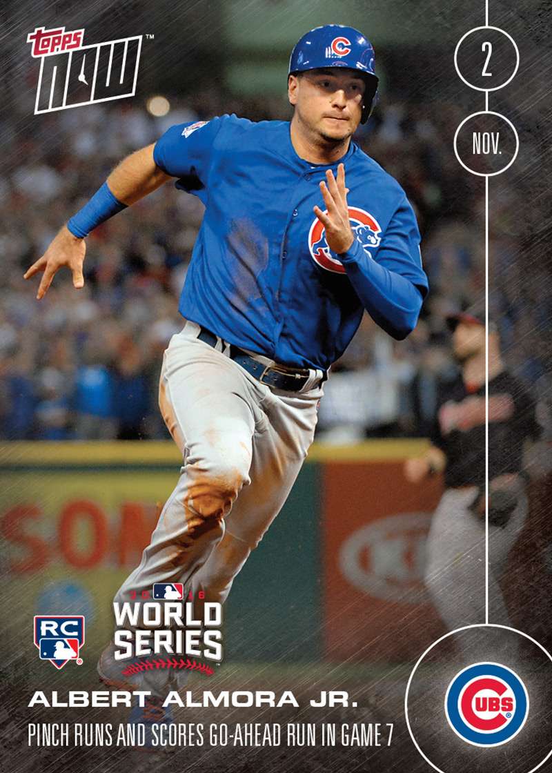 Albert Almora Jr. 11/2/16 TOPPS NOW® Card 661 - Print Run: 2,209