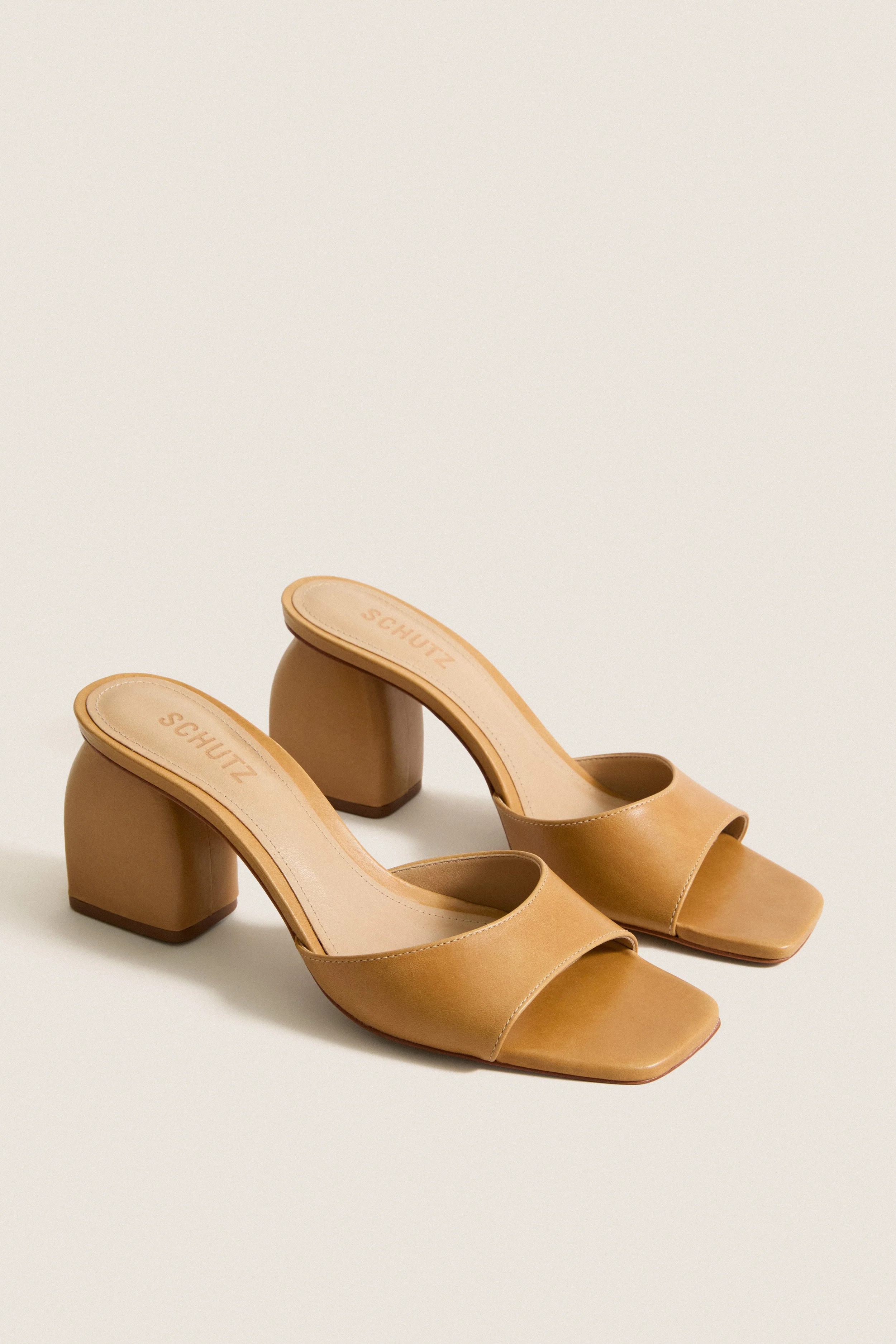 Light Wood Leena Heels