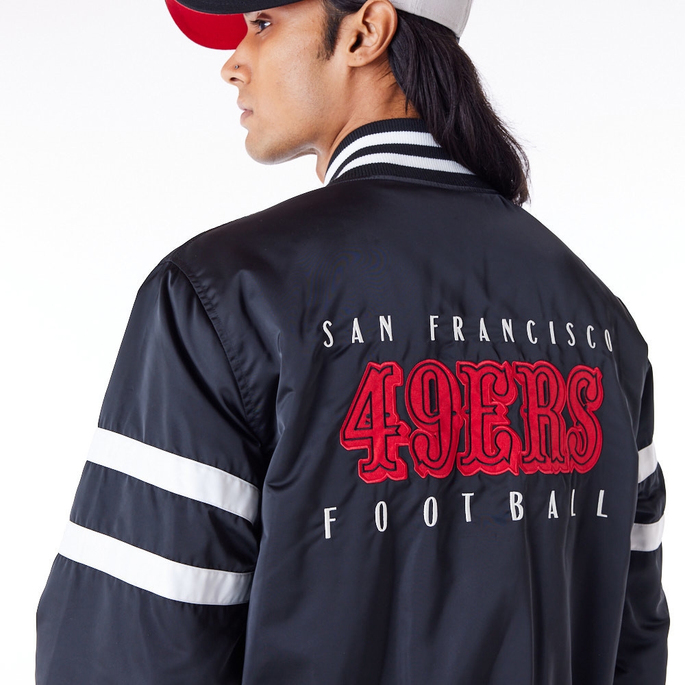 San Francisco 49ers Sport Classics Satin NFL Jacket Black