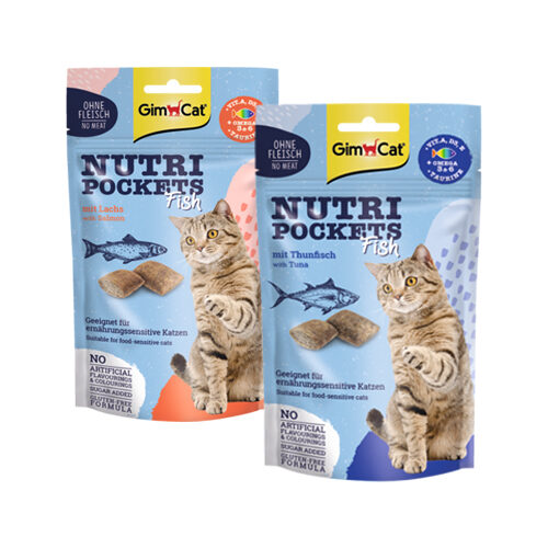 GimCat Nutri Pockets Fish - Salmon - 60 g
