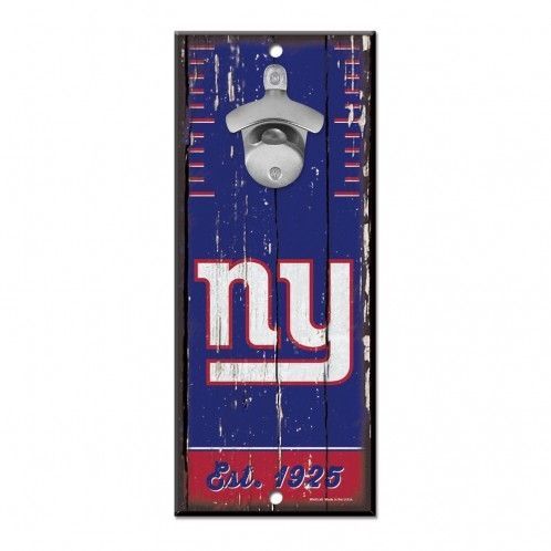 New York Giants NFL Bottle Opener Sign