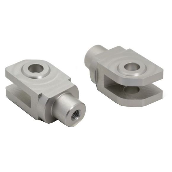 Barracuda Front Foot Peg Adapter for Yamaha - GreyRef: BAR0603 / YF123-21-F